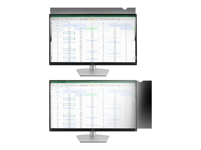 StarTech.com 23.6-inch 16:9 Computer Monitor Privacy Filter Anti-Glare Privacy Screen with 51% Blue Light Reduction Black-out Mo