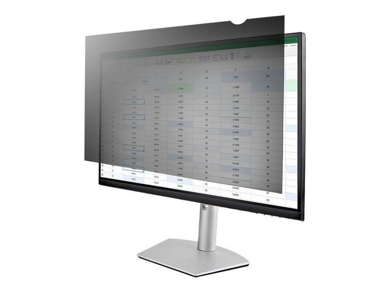 StarTech.com 23.6-inch 16:9 Computer Monitor Privacy Filter Anti-Glare Privacy Screen with 51% Blue Light Reduction Black-out Mo
