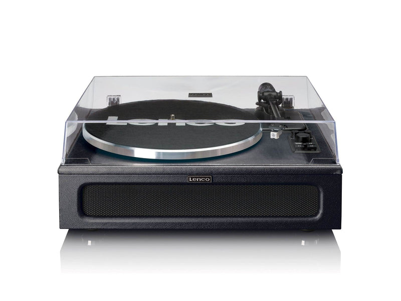 Lenco LS-430BK - Record Player with 4 built-in speakers - Black - Plattenspieler Schwarz