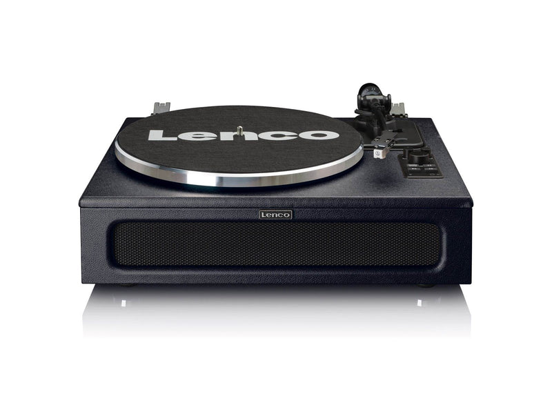 Lenco LS-430BK - Record Player with 4 built-in speakers - Black - Plattenspieler Schwarz