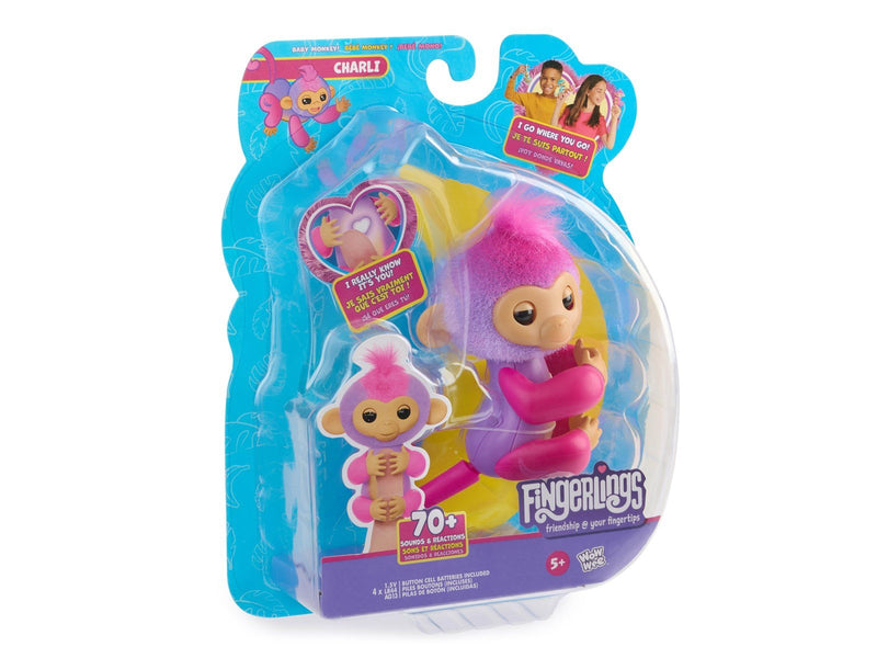 Fingerlings 2.0 Basic Monkey Purple - Charli