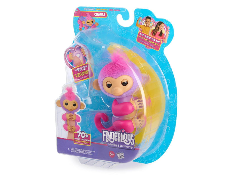 Fingerlings 2.0 Basic Monkey Purple - Charli