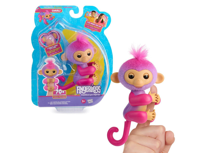 Fingerlings 2.0 Basic Monkey Purple - Charli