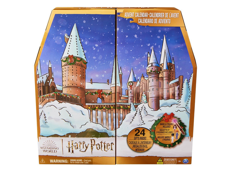 Harry Potter Adventskalender mit Zauberstab und Figuren