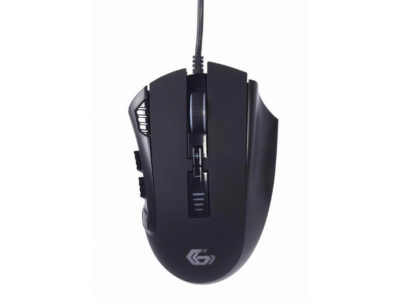 Gembird Ragnar RX500 - Gaming Maus (Schwarz mit RGB)