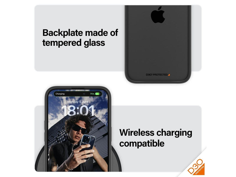 PanzerGlass ClearCase with D3O iPhone 15 Pro Max
