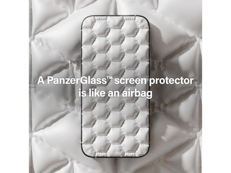 PanzerGlass Screen Protector iPhone 15 Pro | Ultra-Wide Fit w. EasyAligner