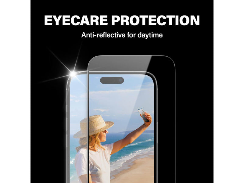 PanzerGlass Eyecare Screen Protection iPhone 15 | Ultra-Wide Fit w. EasyAligner