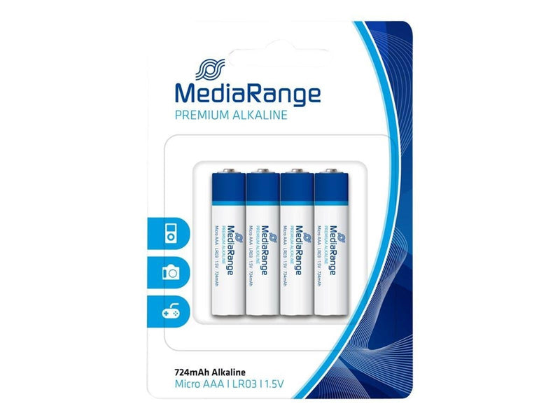 MediaRange Premium battery - 4 x AAA - Alkaline