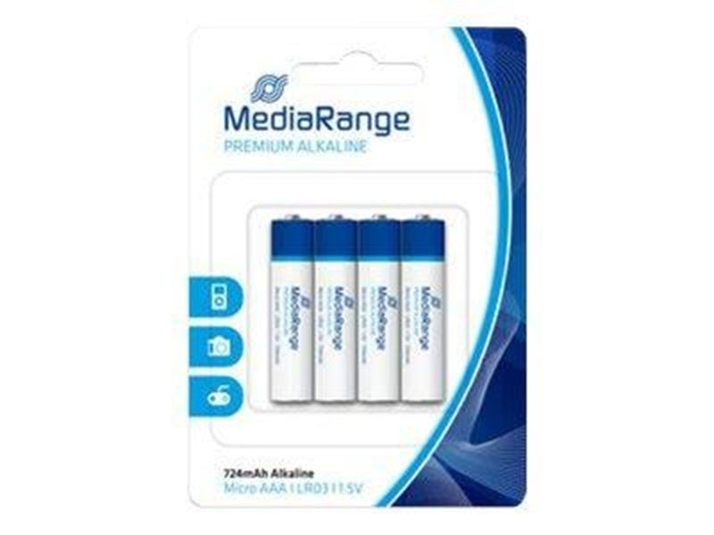 MediaRange Premium battery - 4 x AAA - Alkaline
