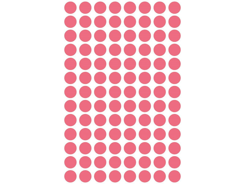 Avery Colour coding dots permanent neon red