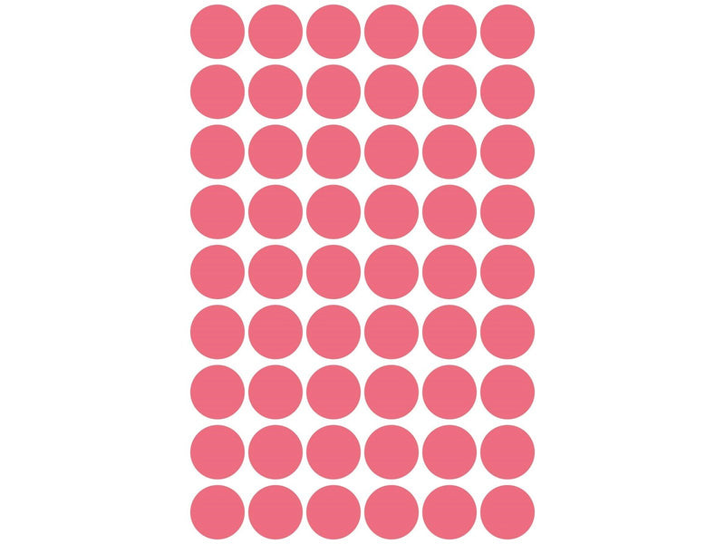 Avery Colour coding dots permanent neon red