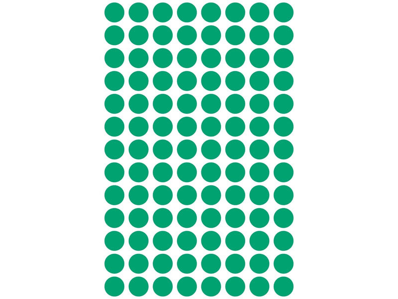 Avery Colour coding dots permanent green