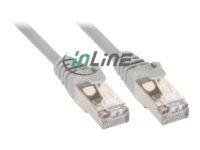 InLine® Patchkabel, SF/UTP, Cat.5e, grau, 1m