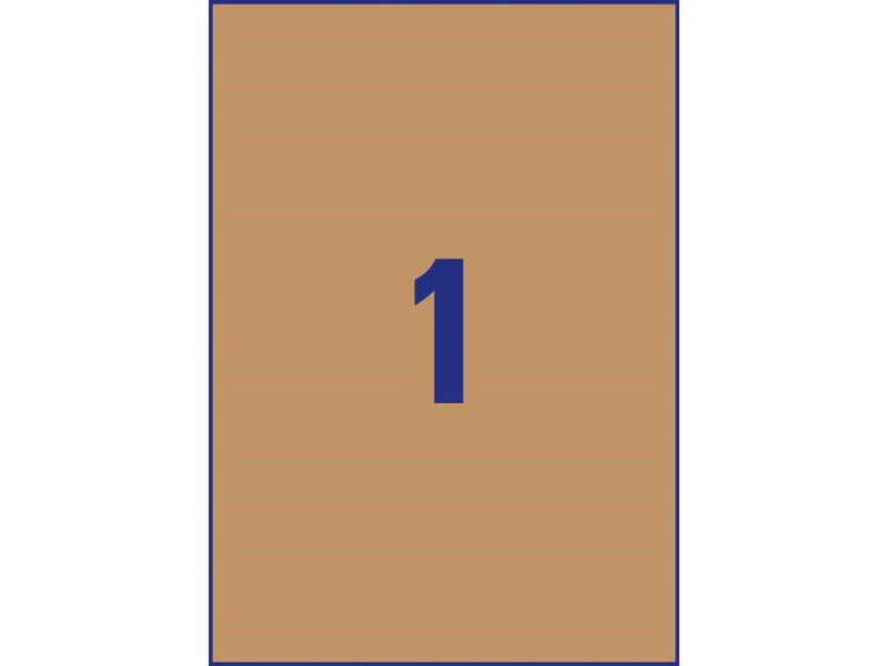 Avery Brown kraft rectangular Product Labels (recycle)