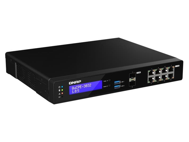 QNAP QuCPE-3032-C3558R-8G Network Virtualization Premise Equipment