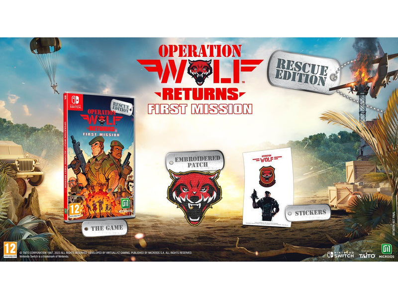 Operation Wolf Returns: First Mission (Rescue Edition) - Nintendo Switch - Shooting - PEGI 12