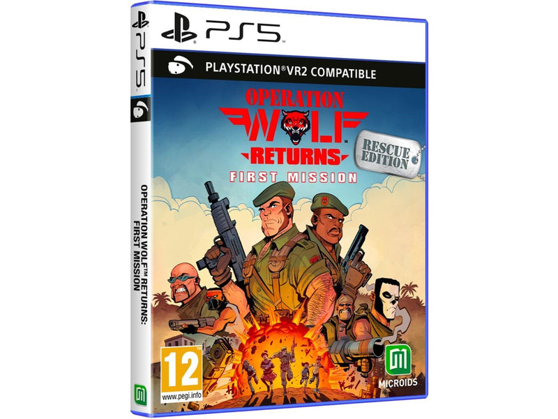 Operation Wolf Returns: First Mission (Rescue Edition) (PSVR2) - Sony PlayStation 5 - Shooting - PEGI 12