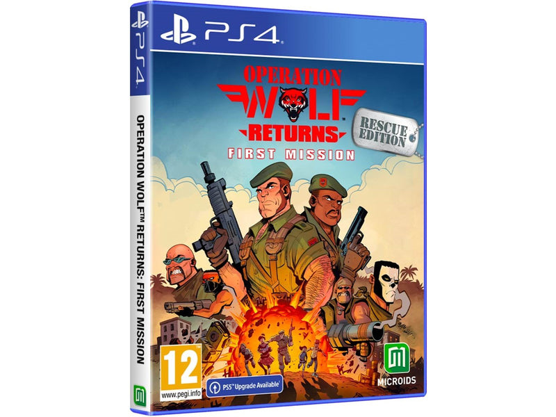 Operation Wolf Returns: First Mission (Rescue Edition) - Sony PlayStation 4 - Shooter - PEGI 12