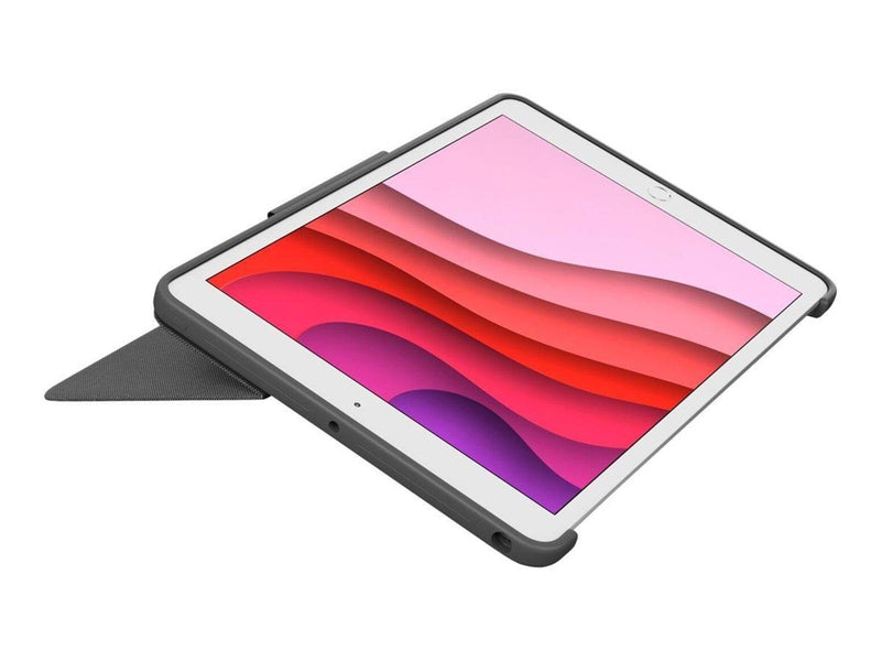 Logitech Combo Touch for iPad 10.9" (10th gen) - Oxford Grey - FR - Tastatur & Folio-Set - Französisch - Grau