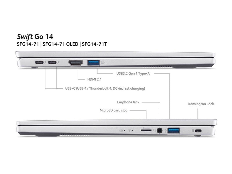 Acer Swift Go 14" OLED - i5-1335U - 16GB - 512GB - Win 11 HOME
