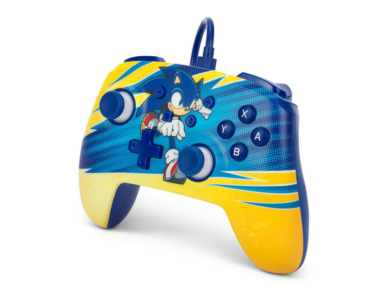 PowerA Verbesserter kabelgebundener Controller für Nintendo Switch – Sonic-Boost - Wired Controller - Nintendo Switch