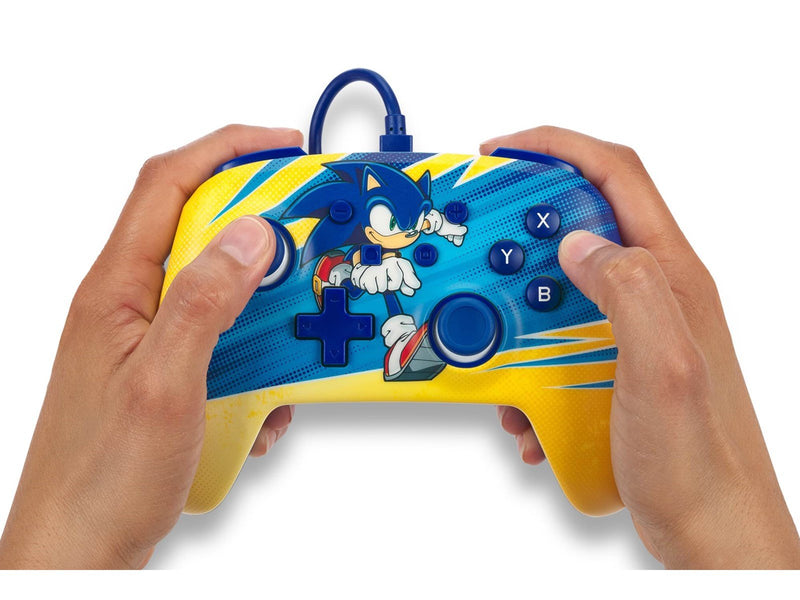 PowerA Verbesserter kabelgebundener Controller für Nintendo Switch – Sonic-Boost - Wired Controller - Nintendo Switch