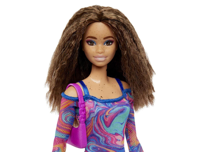 Barbie Fashionista Doll Rainbow Marble Swirl