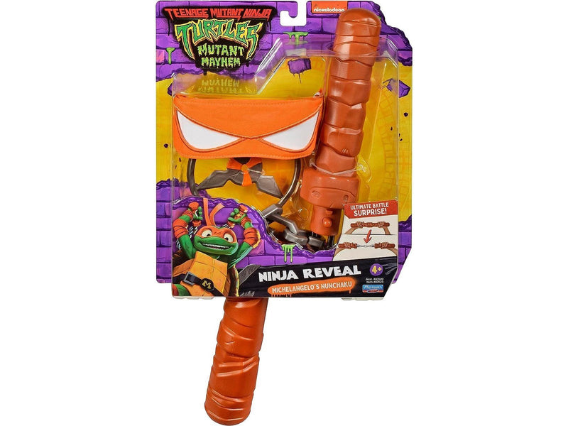 Playmates Toys Turtles Mutant Mayhem Basic Roleplay Michelangelo