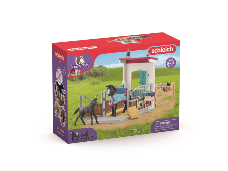 Schleich Horse Box with Mare and Foal