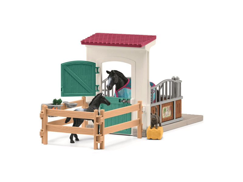 Schleich Horse Box with Mare and Foal