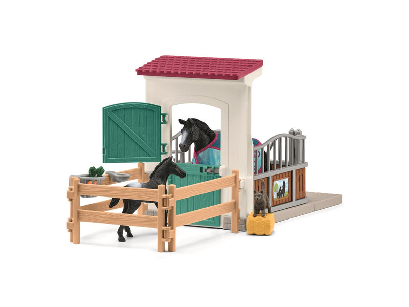 Schleich Horse Box with Mare and Foal