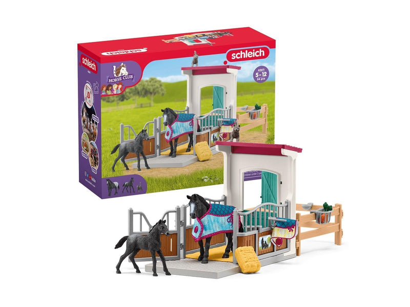 Schleich Horse Box with Mare and Foal