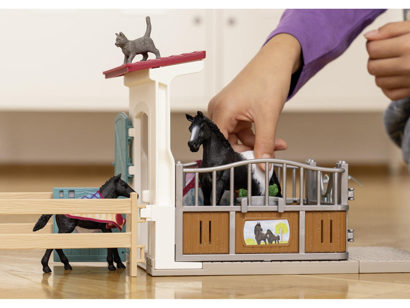 Schleich Horse Box with Mare and Foal