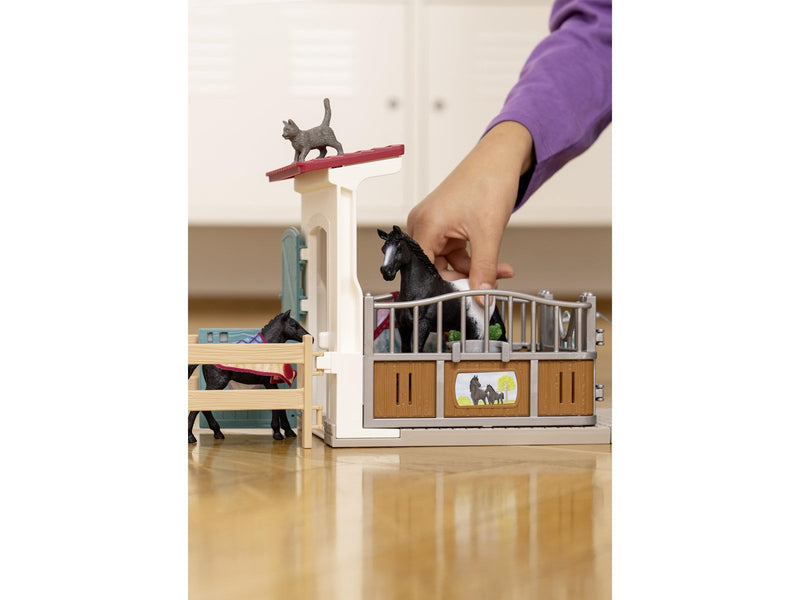 Schleich Horse Box with Mare and Foal