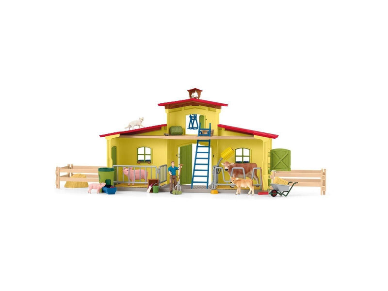 Schleich Große Farm mit Tieren und Zubehör