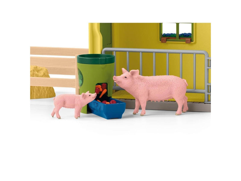 Schleich Große Farm mit Tieren und Zubehör