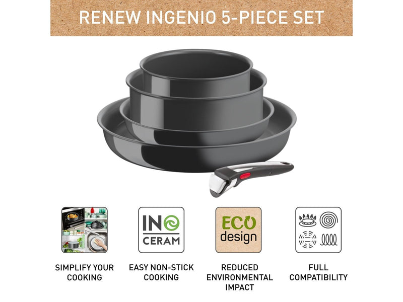 Tefal Ingenio Renew ON 5 pcs set