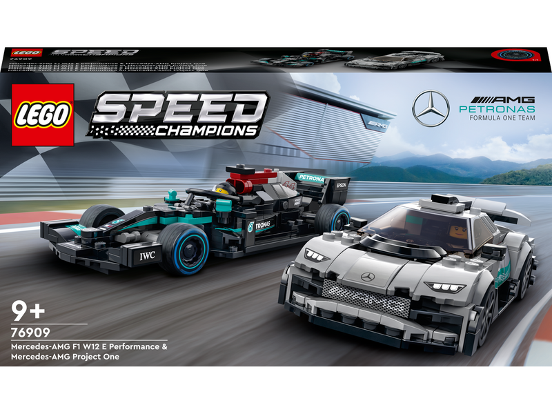 LEGO Speed Champions 76909 Mercedes-AMG F1 W12 E Performance & Mercedes-AMG Project One