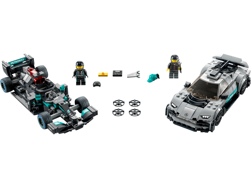 LEGO Speed Champions 76909 Mercedes-AMG F1 W12 E Performance & Mercedes-AMG Project One