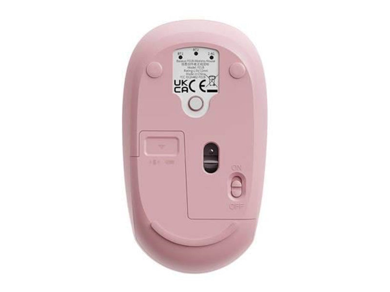 Baseus Wireless mouse F01B Tri-mode 2.4G BT5.0 1600 DPI (pink) - (Pink)