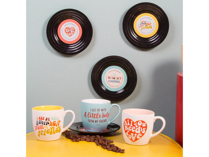Thumbs Up! Lyrical Mug" Friends-kopsæt - Lennon & McCartney