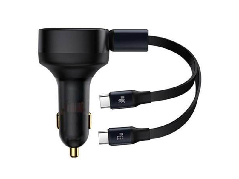 Baseus Car Charger  Enjoyment with cable USB-C 33W (Black)