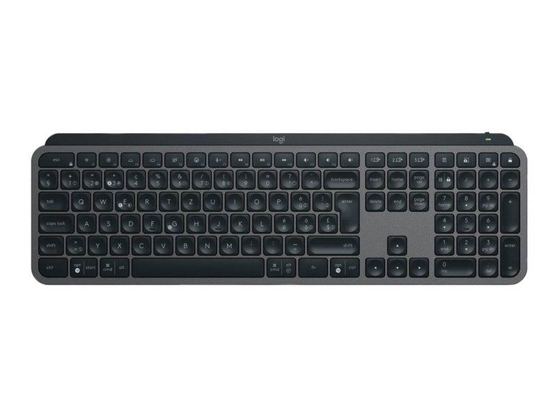 Logitech MX Keys S Graphite with palm rest - DE - Tastaturen - Deutsch - Schwarz