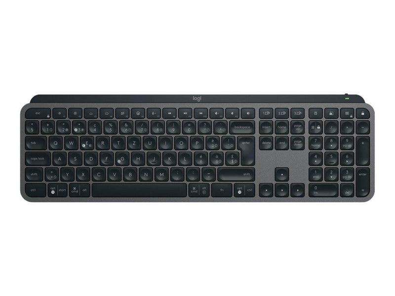 Logitech MX Keys S Graphite with palm rest - US - Tastaturen - Englisch - US - Schwarz