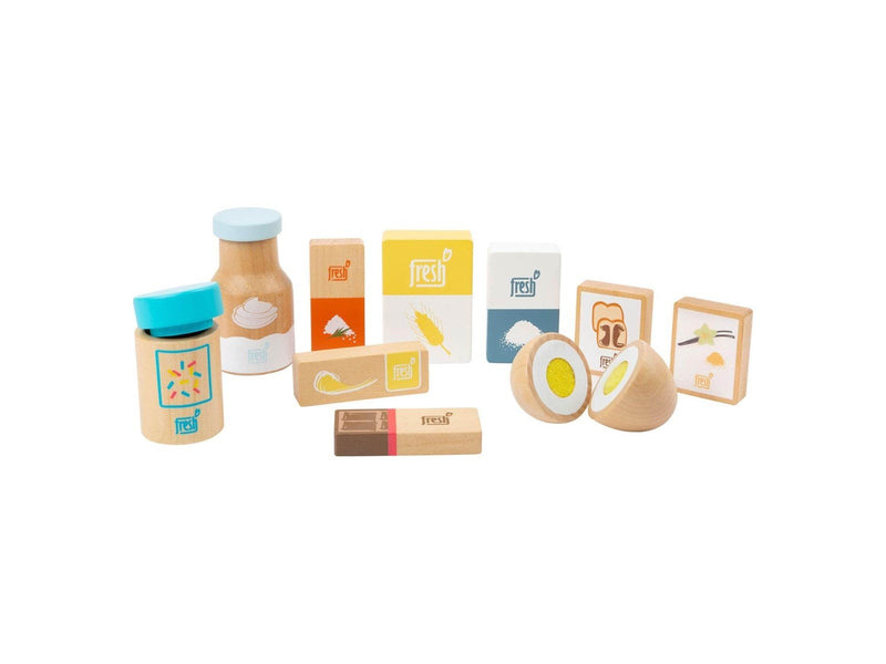 Small Foot - Wooden Play Food Baking Supplies 10d