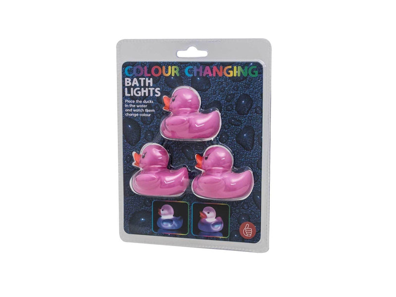 Thumbs Up! LED Bath Ducks "Duck Lights" (Pack of 3)