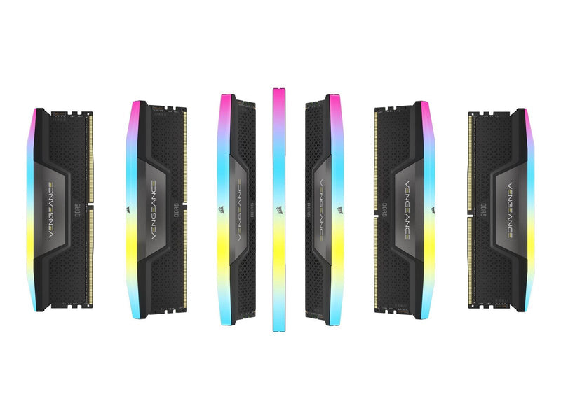 Corsair Vengeance RGB DDR5-5600 - 128GB - CL40 - Quad Channel (4 pcs) - Intel XMP - Schwarz