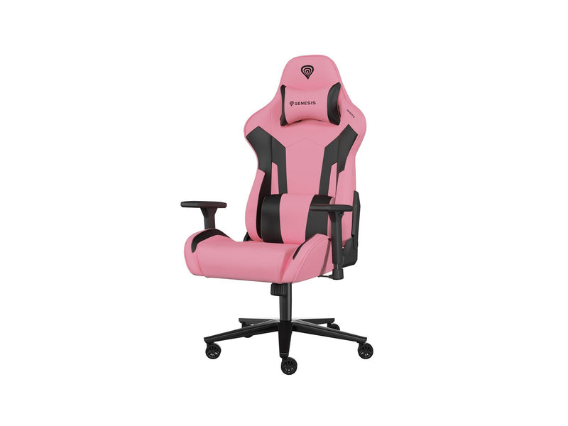 Genesis Nitro 720 Black/Pink Gaming Stuhl - Leder - Bis zu 150 kg
