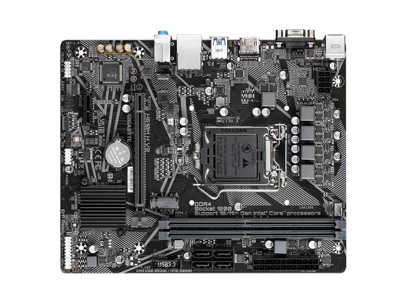 GIGABYTE H510M H V2 Mainboard - Intel H470 - Intel LGA1200 socket - DDR4 RAM - Micro-ATX